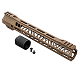 Image of TRYBE Defense AR-15 M-LOK 12in Extra Lightweight Handguard w/ Cut-Away Rail, Flat Dark Earth, 12 Inch, HDG12CR-FDE