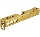 Image of TRYBE Defense Glock 19 Pistol Slide - Version 2, Gen 5, RMR Cut, Gold, SLDG19G5RMRV2-GLD