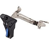 Image of TRYBE Defense Glock Gen 3/4 Trigger, Black/Blue, GLKTRGGEN3/4-BK/BL