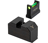 Image of TRYBE Defense High Glow Fiber Optic Night Sights for Glock 17/19/22/23/24/26/27/33/34/35/37/38/39 &amp; SIG P320/P365, Suppressor, Black, FOSG-SUP