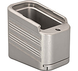 TRYBE Defense Magazine Extension Base Pad, Glock 19/23/26/27, 9mm/.40 S&amp;W, 4/5-Round, Aluminum, MAGEXTG194/5-AL-5RD