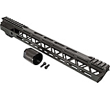 Image of TRYBE Defense Magnite Go Fast Ultra Lightweight Handguard, Cut Top Rail, M-LOK, Black, 15in, MGHDG-V2-15CR-BL