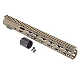 Image of TRYBE Defense Magnite Ultra Function Lightweight Handguard, Full Top Rail, M-LOK, FDE, 15in, MGHDG-V1-15FR-FDE