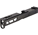 Image of TRYBE Defense Pistol Slide, Glock 17, Gen 5, Venom Cut, Version 2, Black Cerakote, No Base Plate Included, SLDG17G5VNMV2-BN