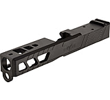 Image of TRYBE Defense Pistol Slide, Glock 19, Gen 3, Venom Cut, Version 2, Black Cerakote, No Base Plate Included, SLDG19G3VNMV2-BN