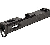 Image of TRYBE Defense TRYBE Defense Pistol Slide, Glock 26, Gen 3/4, Venom Cut, Version 1, Black Cerakote, Base Plate Not Included, SLDG26G34VNM-BN