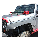 Image of Tuff Stuff Overland Hood Hinge Jack Mount for 07-18 Jeep Wrangler JK