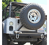 Image of Tuff Stuff Overland Rear Bumper &amp; Tire Carrier Swing for 87-06 Jeep Wrangler YJ/TJ