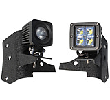 Image of Tuff Stuff Overland Windshield Light Mounting Brackets for 97-06 Jeep Wrangler TJ