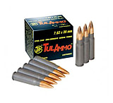 TulAmmo Steel Case Rifle Ammunition 7.62x39mm 154gr SP 2404 fps