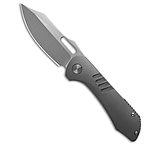 Image of Tuya Knife Tuyaknife Shocker Clip Point Frame Lock Knife Titanium 3.2 Satin D97D5655