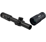 Image of U.S. Optics TS-6X Rifle Scope, 1-6x24mm, 30mm Tube, Digital Red SFP Simple Cross Hair Reticle, Elevation and Windage Zeroing Knob with 1/2 MOA Adjustments, Matte, Black, TS-6X SFP with TRYBE Optics En