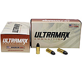 Ultramax 9mm Luger 147 grain Lead Round Nose Pistol Ammunition