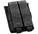 Image of Uncle Mike's Law Enforcement Double Pistol Magazine Pouch, Black / OD Green, 7702375, 7702376