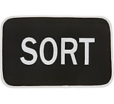 Image of Uncle Mike's Sort Id Patch Blk/white L 5x8
