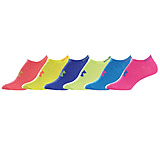 Image of Under Armour 9-11 Ua Wmns 6pk Neon No Show-neo