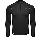 Image of Under Armour Men's ColdGear Base 2.0 1/4 Zip - Black Color 1004652-001