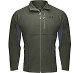 Image of Under Armour Men's ColdGear Derecho Fleece Jacket - Clay Green Color 1006055-387