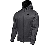 Image of Under Armour Men's ColdGear Embossed Full Zip Hoody - Graphite Color 1006272-040