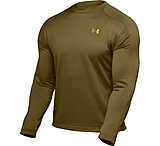 Image of Under Armour Men's ColdGear Hundo Fleece Crew - Green Tea Color 1006261-344