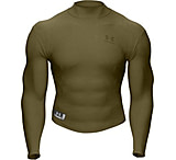 Image of UnderArmour Men's ColdGear Tactical Mock - Marine Olive Drab Color 1005512-390