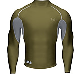 Image of Under Armour Men's ColdGear UA Metal Tactical Mock - Marine Olive Drab Color 1005592-390