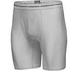 Image of Under Armour Men's HeatGear 9" Long Boxer Jock - Heather Grey Color 1000669-080
