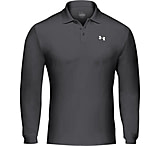 Image of Under Armour Men's HeatGear Longsleeve Performance Polo - Black Color 1000491-001