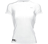 Image of Under Armour Women's HeatGear Tactical Compression T - White Color 1005139-100