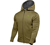 Image of UnderArmour Men's ColdGear Armour Fleece Full Zip Hoody - Green Tea Color 1006264-344