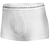 Image of Under Armour Men's HeatGear 3" Short Boxer Jock - White Color 1000666-100