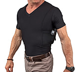 Image of UnderTech Undercover Mens Concealment Holster V-Neck Coolux Shirt
