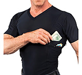 Image of UnderTech Undercover Mens Travel Safe V-Neck Shirt