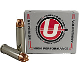 Underwood Ammo .357 Magnum 140 Grain Solid Monolithic Nickel Plated Brass Cased Pistol Ammunition