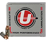 Underwood Ammo .380 ACP +P 68 Grain Xtreme Defender Solid Monolithic Nickel Plated Brass Cased Pistol Ammunition