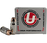 Underwood Ammo .40 Super 135 Grain Jacketed Hollow Point Nickel Plated Brass Cased Pistol Ammunition