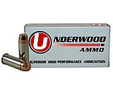 Underwood Ammo .44 Special 245 Grain Full Metal Jacket Nickel Plated Brass Cased Pistol Ammo, 50 Rounds, 323