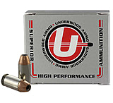 Image of Underwood Ammo .45 Super 185 Grain Jacketed Hollow Point Nickel Plated Brass Cased Pistol Ammunition
