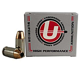 Underwood Ammo .45 Super 230 Grain Jacketed Hollow Point Nickel Plated Brass Cased Pistol Ammunition