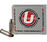 Underwood Ammo .45 Winchester Magnum 230 Grain Jacketed Hollow Point Nickel Plated Brass Cased Pistol Ammunition