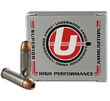 Underwood Ammo .454 Casull 240 Grain Jacketed Hollow Point Nickel Plated Brass Cased Pistol Ammunition
