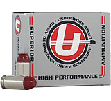 Underwood Ammo .45 ACP +P 255 Grain Coated Hard Cast Nickel Plated Brass Cased Pistol Ammunition