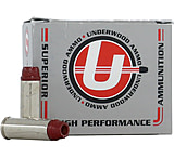 Underwood Ammo .45 Colt 225 Grain Coated Soft Cast Hollow Point Nickel Plated Brass Cased Pistol Ammunition