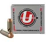 Underwood Ammo .50 Action Express 300 Grain Full Metal Jacket Nickel Plated Brass Cased Pistol Ammunition
