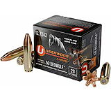 Underwood Ammo .50 Beowulf 375 Grain Barnes XPB Jacketed Hollow Point Pistol Ammo, 20 Rounds, A758