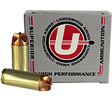 Underwood Ammo .50 Action Express 230 Grain Solid Monolithic Nickel Plated Brass Cased Pistol Ammunition