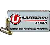 Image of Underwood Ammo 9mm Luger +P+ 147 Grain Full Metal Jacket Nickel Plated Brass Cased Pistol Ammunition