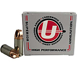 Underwood Ammo 9mm Luger 68 Grain Xtreme Defender Solid Monolithic Nickel Plated Brass Cased Pistol Ammo, 20 Rounds, 863