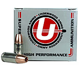 Underwood Ammo 9mm Luger +P 115 Grain Monolithic Hollow Point Nickel Plated Brass Cased Pistol Ammunition
