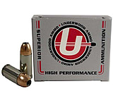 Image of Underwood Ammo 9mm Luger +P+ 115 Grain Jacketed Hollow Point Nickel Plated Brass Cased Pistol Ammunition